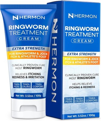 Hermon Powerful Antifungal Ringworm Cream, Effective Treatment for Ringworm 2029