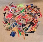 VINTAGE GI JOE TMNT HE-MAN DC MARVEL  STAR WARS & OTHERS ACCESSORIES WEAPONS ETC