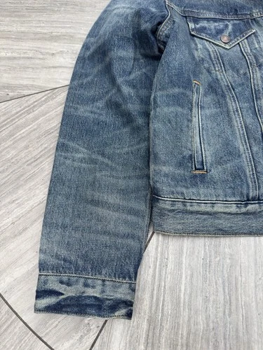 Polo Ralph Lauren Sherpa Fleece Lined Denim Trucker Jean Jacket Men’s Size L image 13