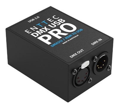 DMX USB Pro 512-Ch USB DMX Interface for Lighting Control