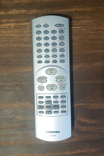 Original Toshiba SE-R0086 DVD/VCR Combo Remote Control For SD-V290 Tested