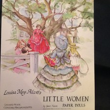 Little Women Paper Dolls Louisa May Alcott Artwork by Janet Nason 1981 New Uncut