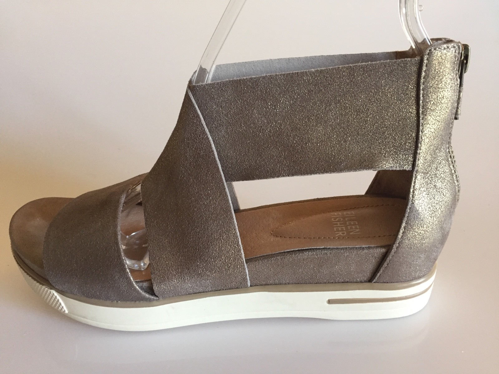 Eileen Fisher Sport Wide Strap Wide Strap Sport Platform Platinum Eileen Fisher Sport Wide Strap Wide Platinum Strap Sport Platform Platinum Wide 184602