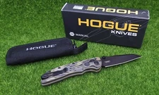 Hogue Deka Manual EDC Folder 3.25" Wharncliffe Black Blade, G-Mascus Green 24268