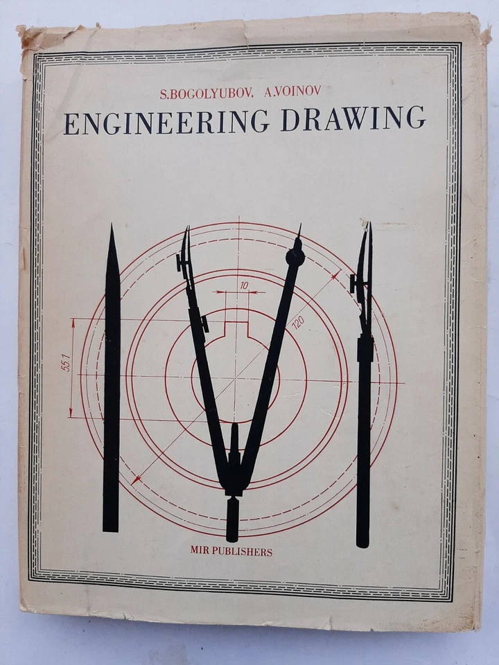 Engineering  Drawing  by S. Bogolyubov & A. Voinov ( Mir Publishers, 1983 ) - Image 2 of 4