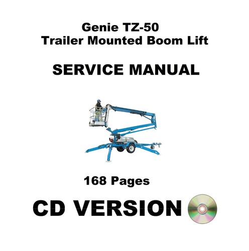 Genie TZ-50 Trailer Mounted Boom Lift Workshop Service Repair Manual