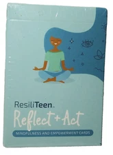 New Sealed Resili Teen Reflect & Act Mindfulness And Empowerment Cards