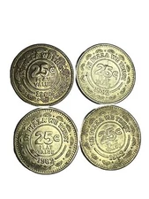 Chuck E. Cheese Pizza Time Theatre In Pizza We Trust 1982 Arcade Token  4 Tokens