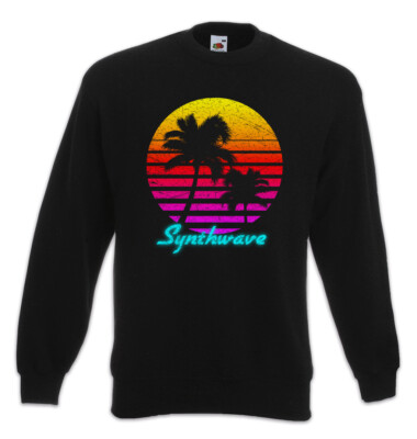 Synthwave I Sweatshirt Pullover ADSR Audio LFO Wave Sound DJ MC Electro 90s
