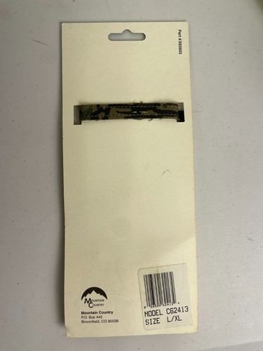 VTG Trebark Greenleaf Camo Traditional Archery Three Leather Finger Glove XL - Picture 2 of 2