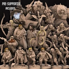 Bullet Rings by Bite the Bullet 3D Printed Resin Miniatures- Bundles & Singles