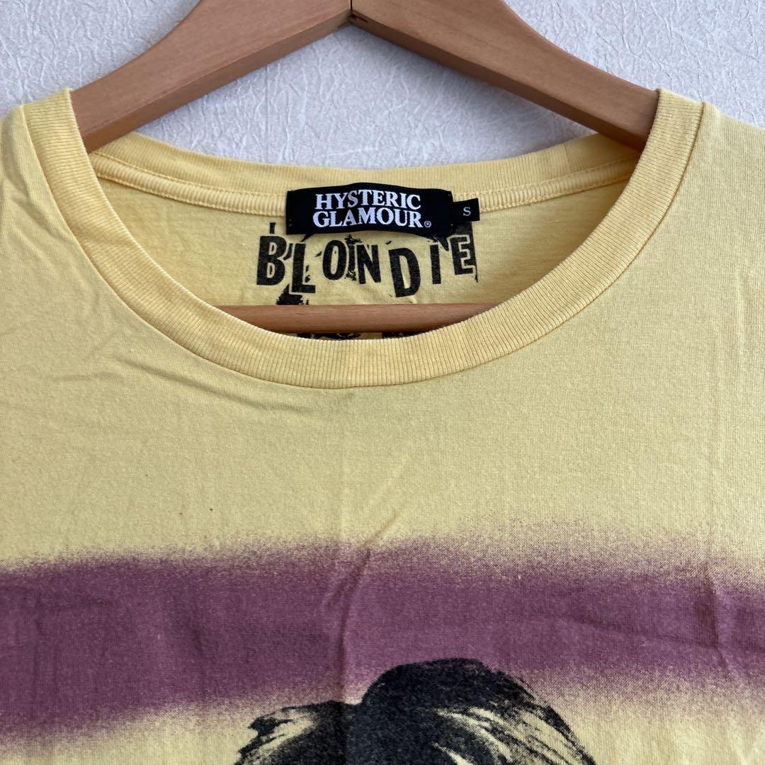 Hysteric Glamour x Blondie Both side print T-shirt Yellow