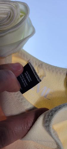 SAME LOS ANGELES BIKINY WOMENS Bottom Rossete SZ XS Faux Suede Beige High Rise - Picture 5 of 6