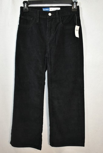 Old Navy Pants Size 10 Black Corduroy Baggy Wide Leg Girl's