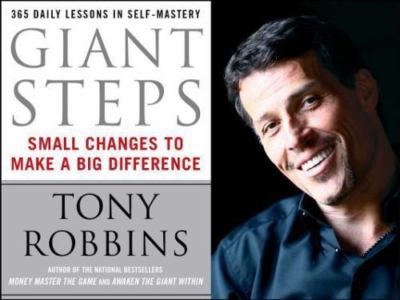 GIANT STEPS a paperback by Anthony Robbins FREE USA SHIPPING tony robins