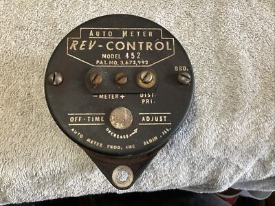 Auto Meter Rev Control Model 452 