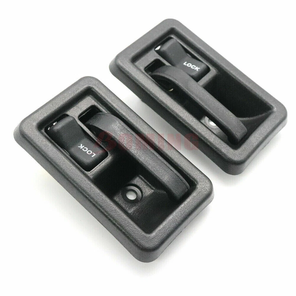 2X Manija de puerta interior interior izquierda derecha nueva para Jeep Wrangler YJ TJ 87-04 Foto 3 de 4