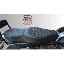 DIAMOND STITCH SEAT FIT FOR ROYAL ENFIELD RE 2018 - 2024 INTERCEPTOR 650 INT 650