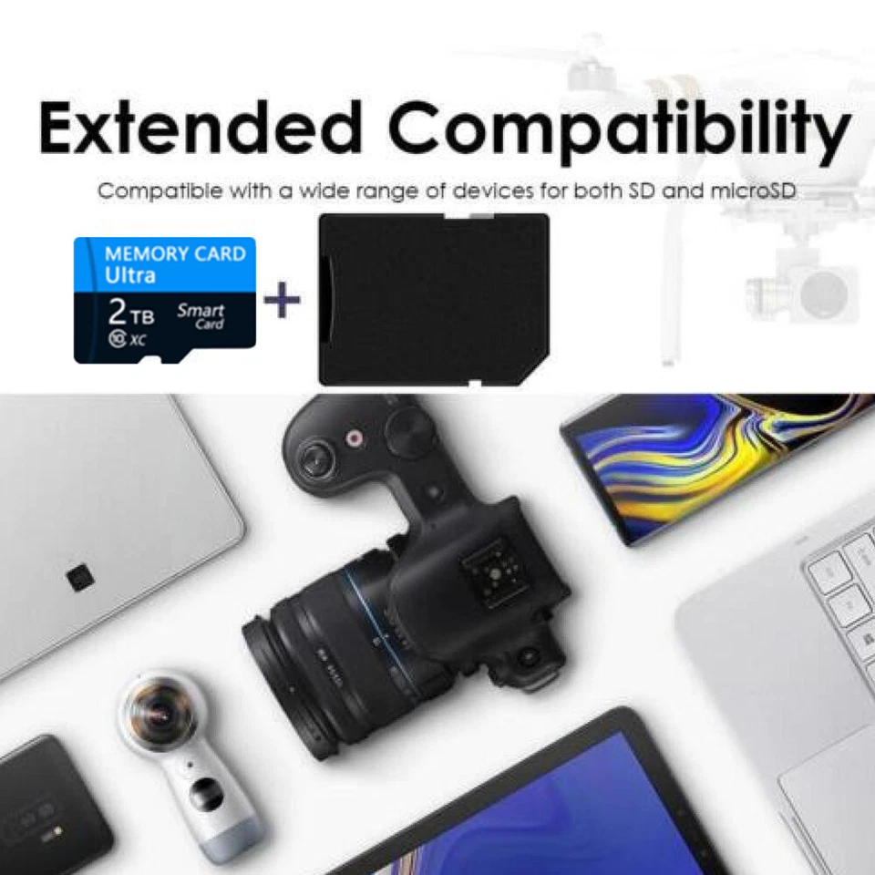 New Memory Card 2TB High Speed Sd Card Flash TF Me Phone Camera Game Consoles - Image 4 of 4