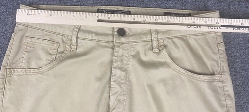 Jack Of Spades Beige #1 High Roller Pants Men’s 36X32 Straight Tencel Old School - Picture 2 of 9