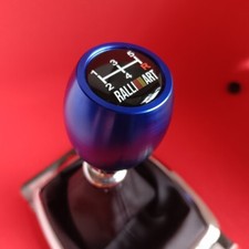 Blue Weighted 5 Jdm Shift Gear Knob For Lancer Evo Mirage Triton Ralliart Gsr Vr