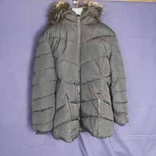Size 20 Lovedrobe Quilted Jacket Removable Fur Trim Hood