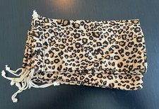8 Leopard Pattern SUNGLASS Drawstring Case Pouches Glasses Eyewear Swap Meet