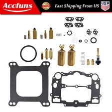 For Weber Marine W-4 Bbl Mercruiser 809064 Carburetor With Floats 8m0120193 Kit