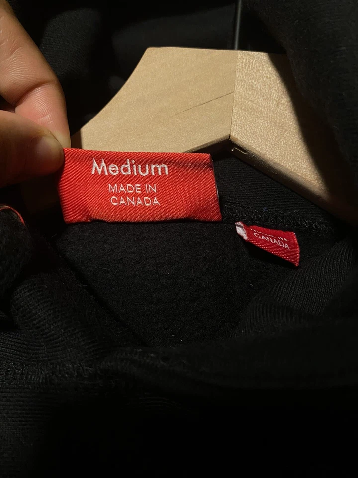 Sudadera con capucha Supreme Bandana logotipo caja cachemira negra mediana Foto 4 de 4