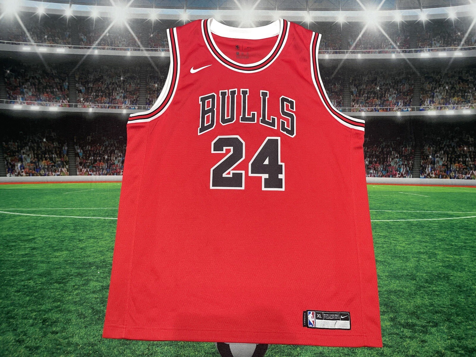 Chicago Bulls Lauri Markkanen #24 Adidas Jersey Youth Sz XL 18/20 Red Preowned