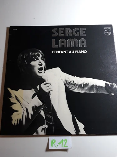 33T  LP Serge Lama L'enfant Au Piano 1977 Philips / en bon état 