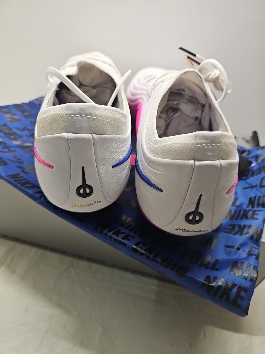 New Nike Tiempo Maestro Elite White Blue Pink Cleats Size 11