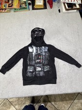 Star Wars Darth Vader Full-Zip Hoodie with mesh face mask Size S 6/7