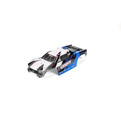 VORTEKS 2WD Clipless Painted Decaled Trimmed Body Set (Blue), ARA-1557