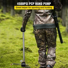 PCP Airgun Pump, 4500PSI High Pressure Hand Pump, 3-Stage PCP Air Pump Chamber