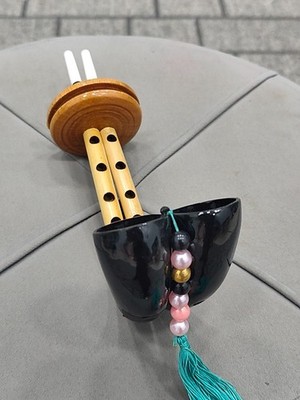 Handmade North African Mizwad Wind Instrument (Without Leather Bag)