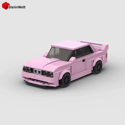 MOC car Classic Racing Coupe Brick Model german auto building block