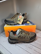 Ozark Trail Men  s Lightweight Hiking Shoes Waterproof - Taupe Men Sz 7 NEW 