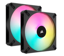 Corsair CO-9050156-WW Computer Kühlsystem Computer Gehäuselüfter Schwarz 2 Stück