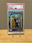 2024 DRAKE MAYE DONRUSS RATED ROOKIE OPTIC HOLO NFL FOOTBALL CARD #229 PSA 8