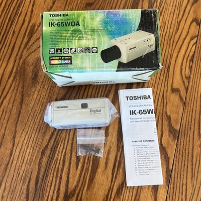 Toshiba IK-65WDA CCD Color Security Camera New in Factory Box No Lens included.