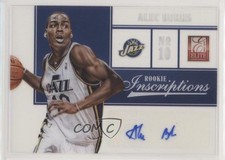 2012-13 Elite Rookie Inscriptions Alec Burks #3 Auto no9