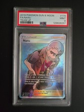 Nanu (Full Art) 179/181 Sun & Moon Team Up Pokemon Holo PSA 9 on eBay