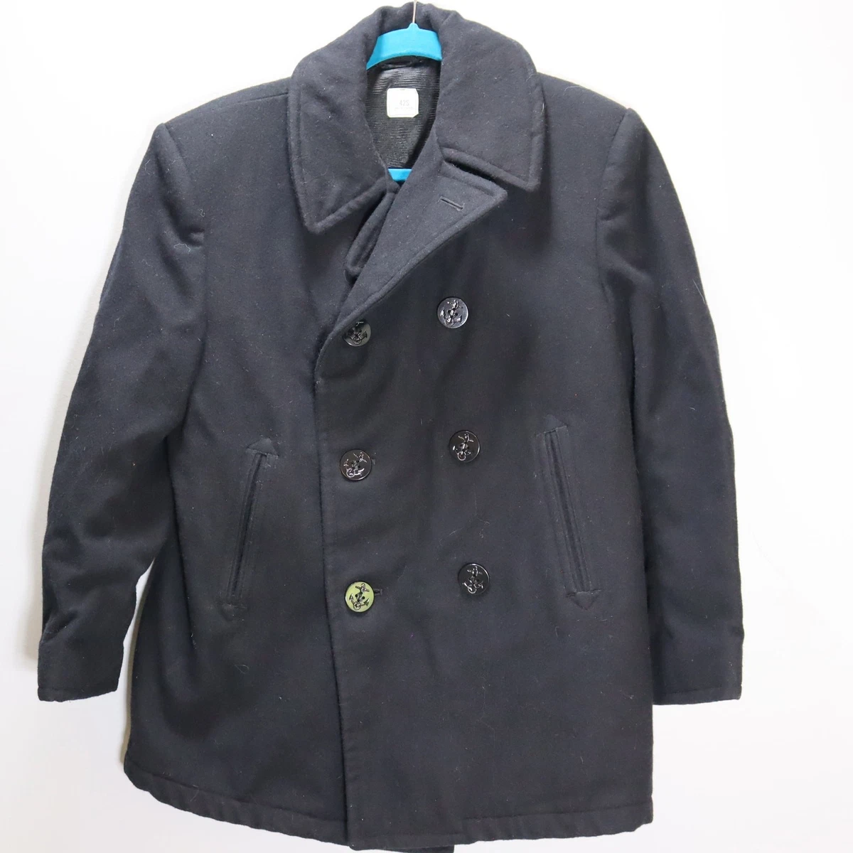 vintage navy pea coat products for sale | eBay