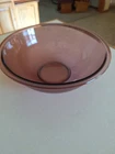 Vintage Pyrex Cranberry Glass 4L Mixing Bowl Model #326 Visions Line
