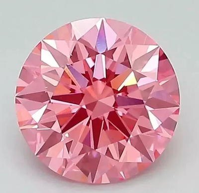 #ad 7.48 Ct Certified VVS1 D Grade Round Shape 13 MM Natural Pink Diamond $151.20