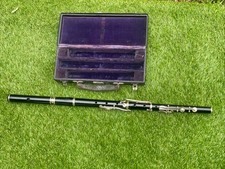 Antique Grenadilla Flute, Germany , Key Of D, A=415hz. With Case