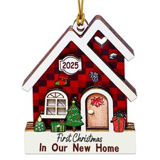 First Christmas in Our New Home Ornament 2025, House Ornaments - House Warmin...