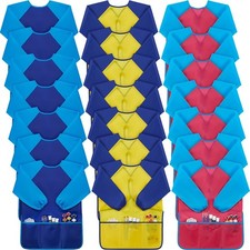 Yahenda Kids Art Smocks Toddlers Painting Apron Waterproof Artist Smock for C...