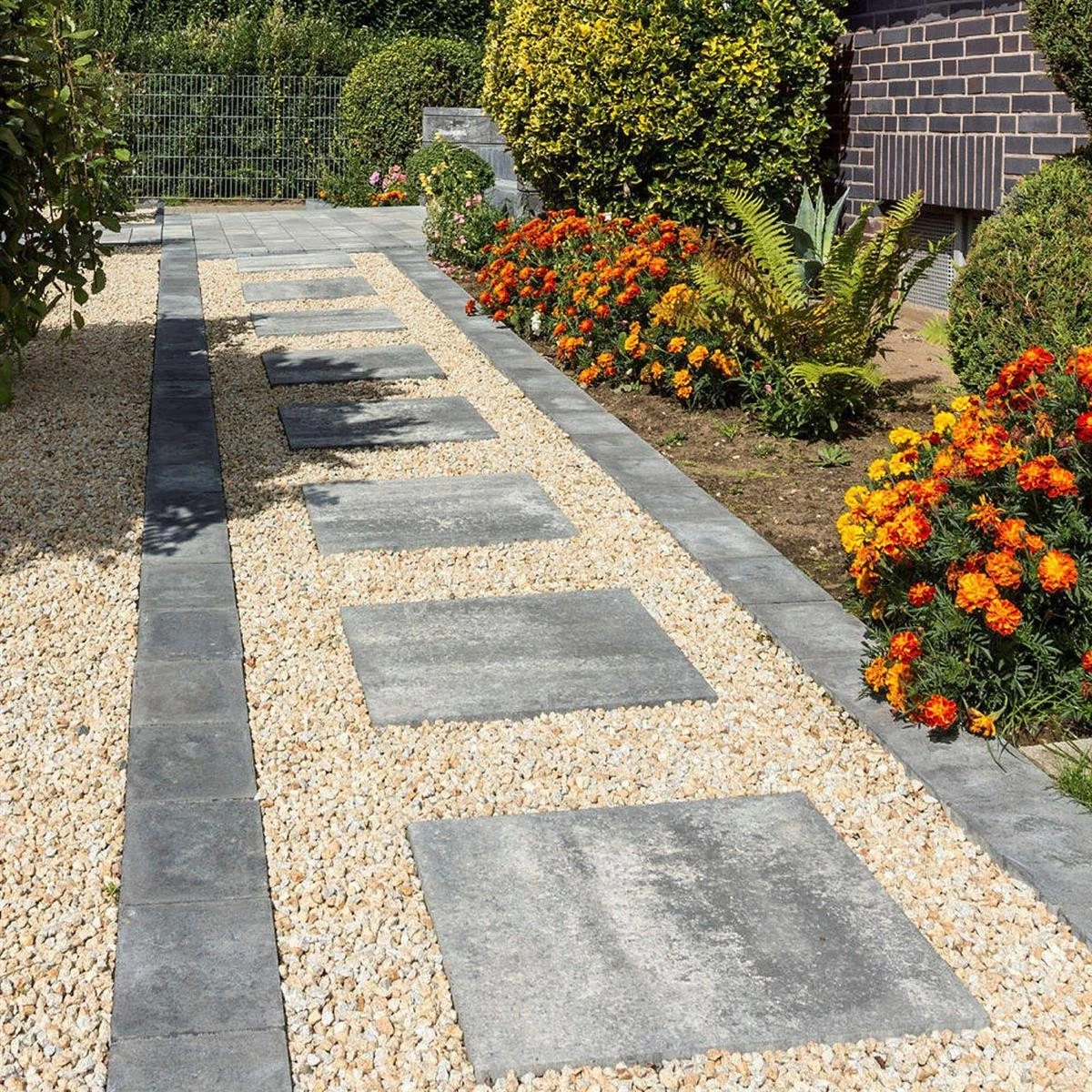 Pflasterform Betonpflaster Gehweg Geßform Schablone Garten